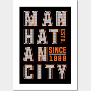 Manhattan city Posters and Art